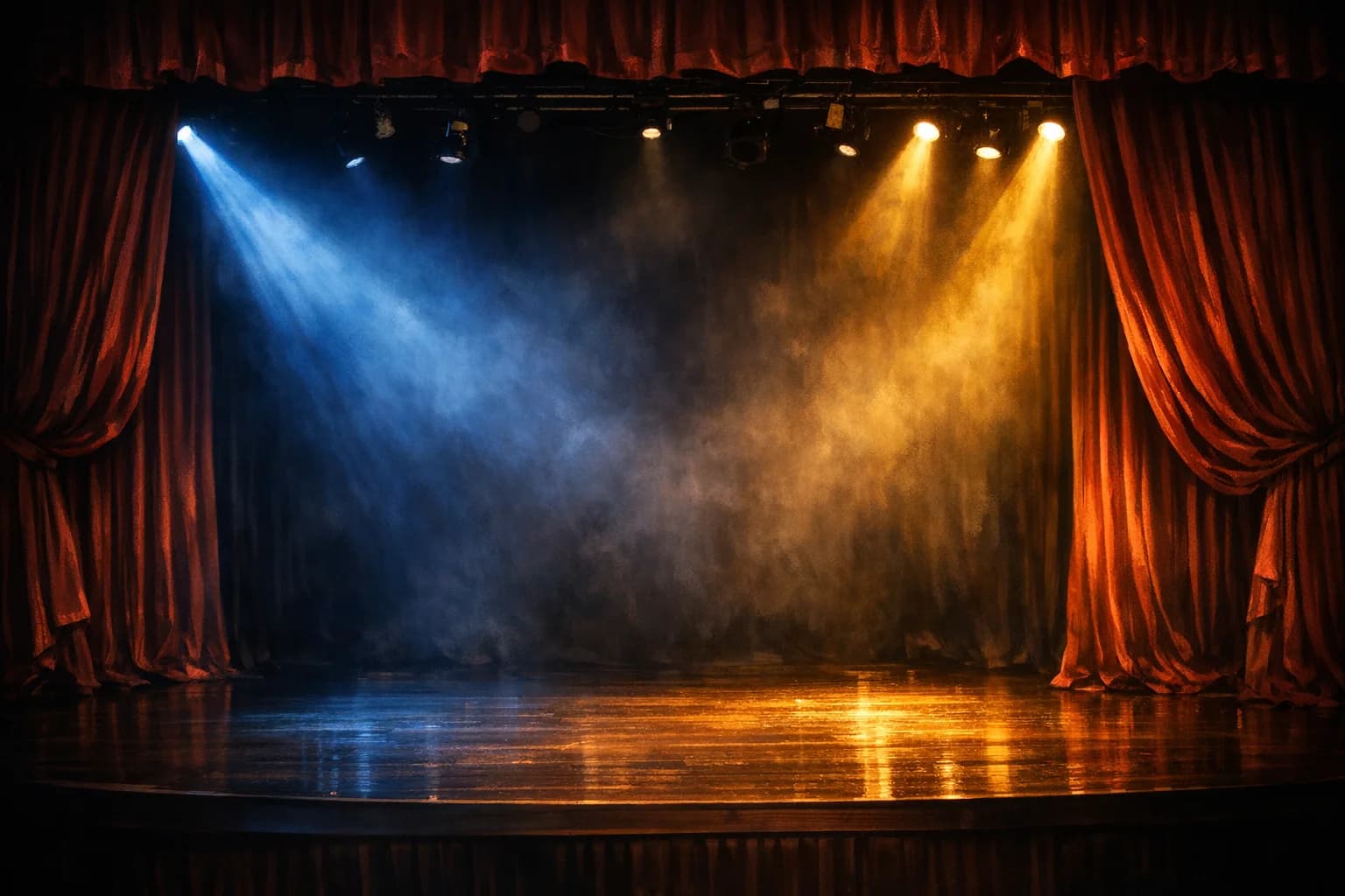 Students perform on the Piedmont High School stage